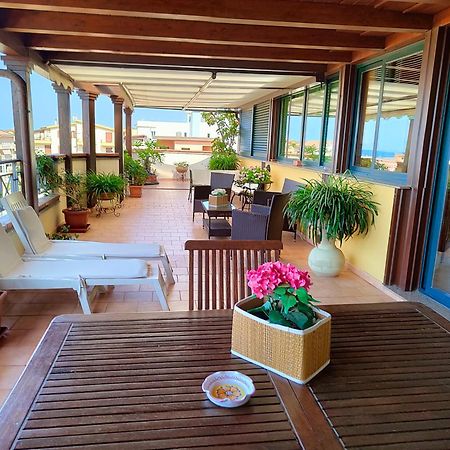 "Appartamento Del Mare Gliaca" Con Vista Isole Eolie,Ampia Terrazza,Wifi E Parcheggio Privato Gratuito Piraino Εξωτερικό φωτογραφία