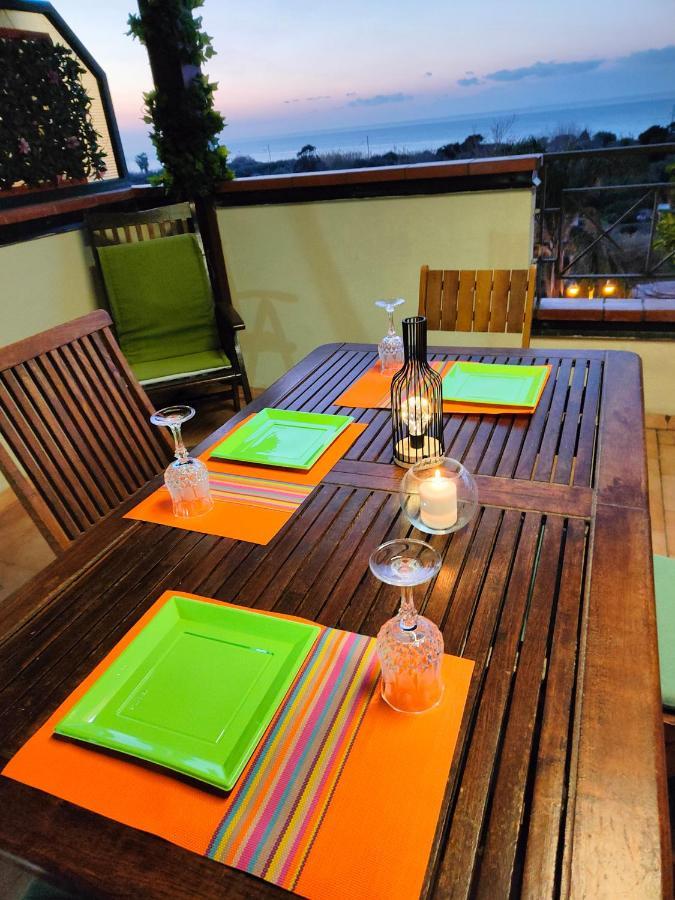 "Appartamento Del Mare Gliaca" Con Vista Isole Eolie,Ampia Terrazza,Wifi E Parcheggio Privato Gratuito Piraino Εξωτερικό φωτογραφία