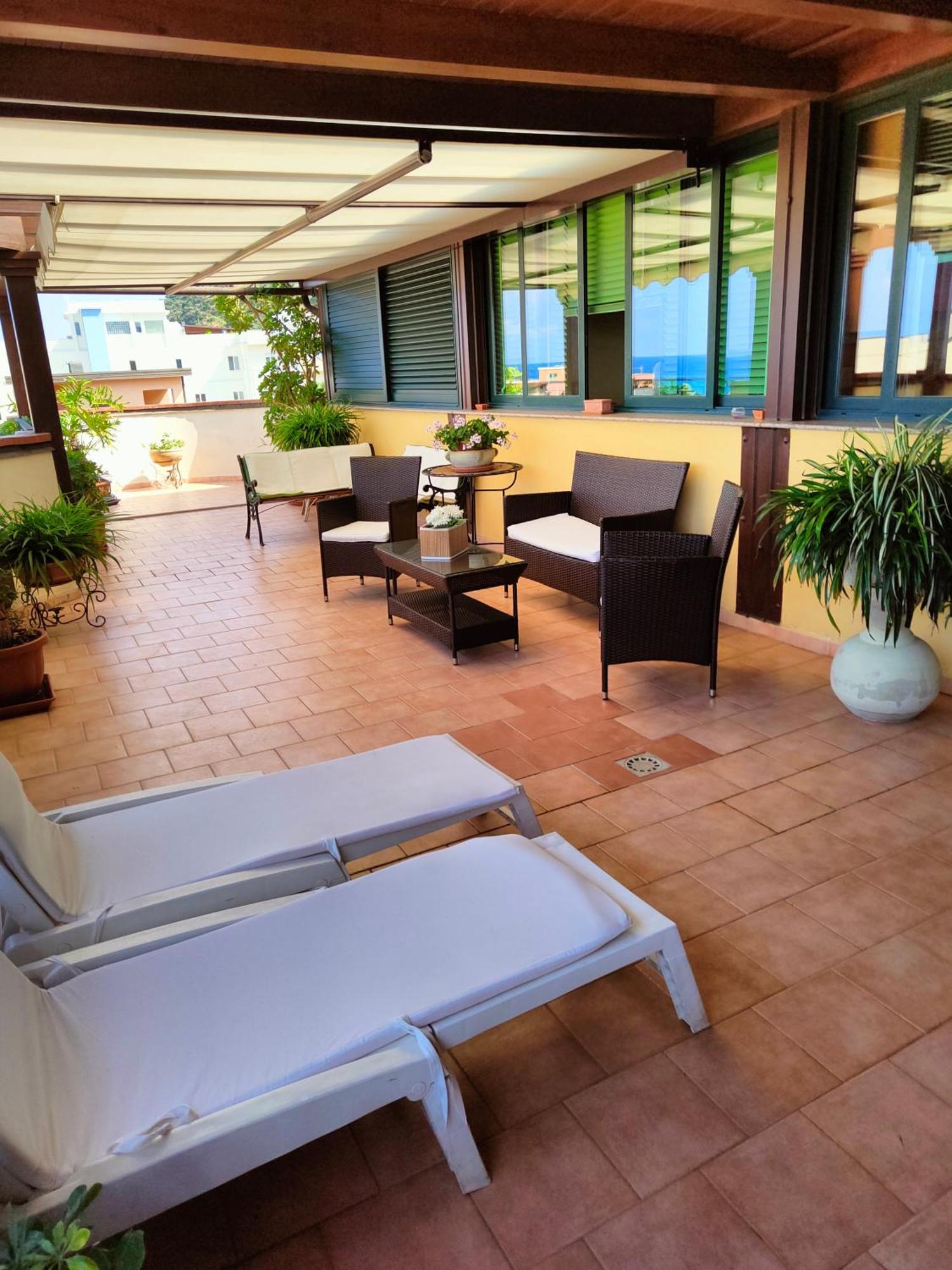"Appartamento Del Mare Gliaca" Con Vista Isole Eolie,Ampia Terrazza,Wifi E Parcheggio Privato Gratuito Piraino Εξωτερικό φωτογραφία
